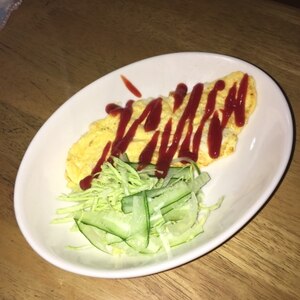 とろとろとろ～り♪チーズオムレツ